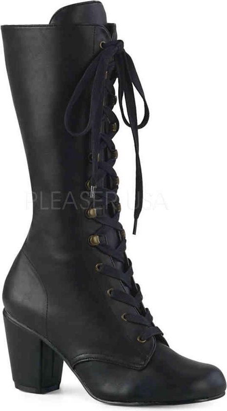 Demonia Laarzen -37 Shoes- VIVIKA-205 Zwart