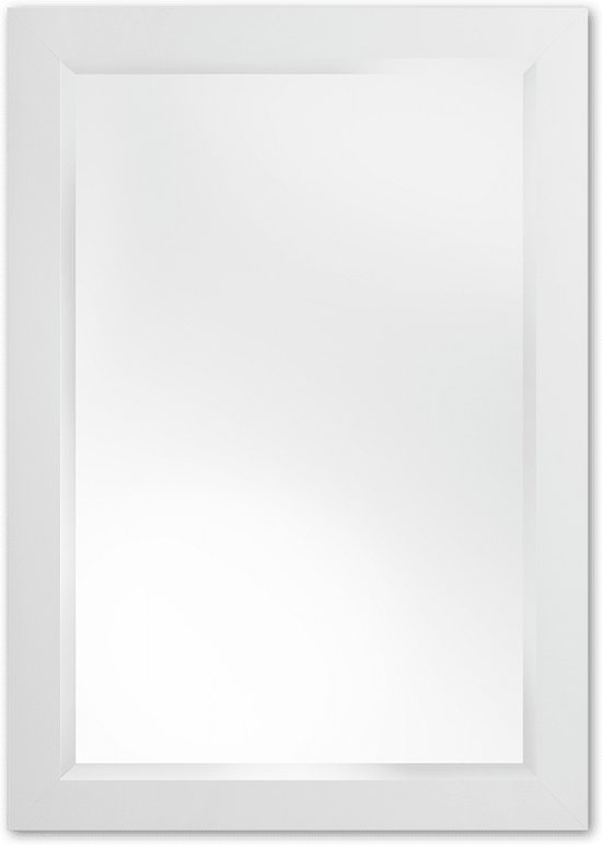 Moderne Spiegel 105x135 cm Wit - Paige