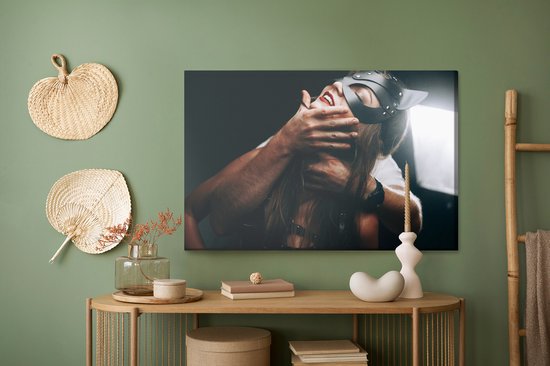 Painting King - Tableau sur toile Couple dans un paysage épicé - 100 x 70 cm