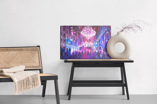 Painting King - Peinture sur toile Salle de bal - 90 x 60 cm