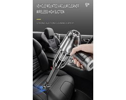 Home mini-handstofzuigers - Sterke zuigkracht Draadloze voertuigreiniger - auto stofzuiger - Auto kruimeldief - 7000pa - blazen en zuigen