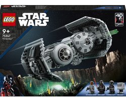 foto van LEGO Star Wars TIE Bomber, Starfighter Modelbouwset met Darth Vader en Gonk Droid - 75347