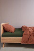 Beddinghouse Jersey - Hoeslaken - Lits jumeaux - 160x200/220 cm - Vert foncé