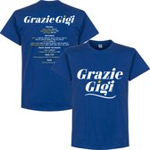 Grazie Gigi Honours T-shirt - Blauw - XL