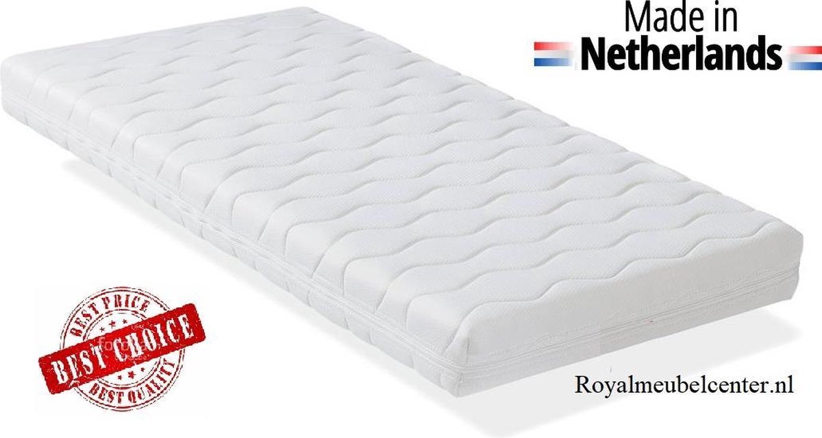 Kindermatrassen 60x120x10 cm baby matras met Anti-allergische wasbare hoes. Royalmeubelcenter.nl ®