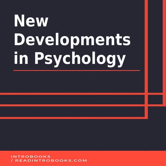 New Developments in Psychology - cover