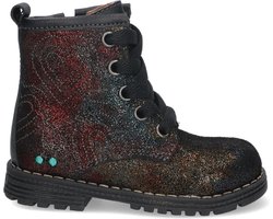 BunniesJR 223788-998 Meisjes Biker Boots - Multicolor - Leer - Veters