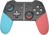 Qware Gaming - Controller - Bluetooth Game Controller - Geschikt voor Nintendo Switch - OLED - Extra Grip - Oplaadbaar - Draadloos - Rood/Blauw