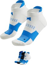 Xtreme - Fitness sneakersokken - Unisex - Multi blauw - 35/38 - 3-Paar - Fitness sokken heren - Fitness sokken dames