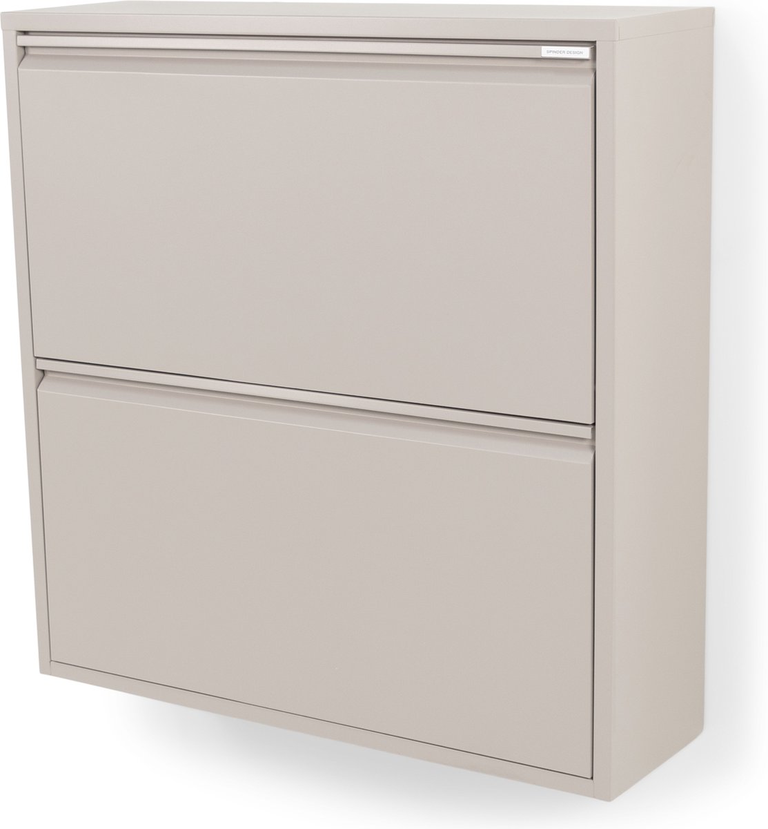 Spinder Design schoenenkast Billy 2 - Silky Taupe - 12 paar schoenen - Staal