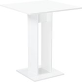 Eettafel Tilda - 65x65x78 cm - Wit - Spaanplaat - Stijlvol design