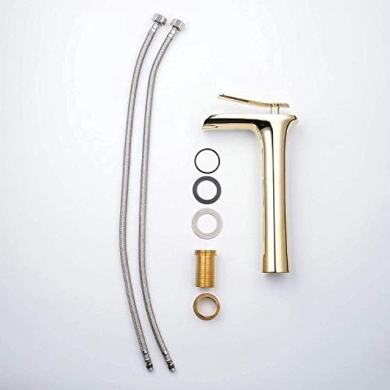 Waterval Tap Tall Body Enkele Handvat Toilet Wastafel Tap voor Badkamer ...