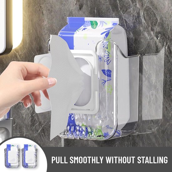 Billendoekjes houder - Dispenser voor natte doekjes - Nooit meer uitgedroogd