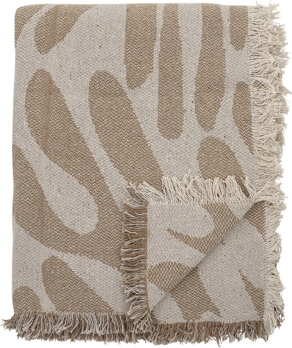 Plaid Alk bruin – 130 x 0,5 x 160 cm