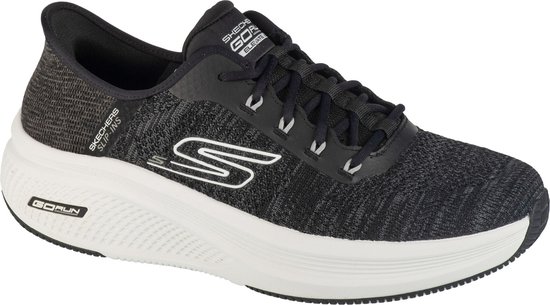 Skechers Slip-Ins: Go Run Elevate 2.0 220852-BKW, Mannen, Zwart, Hardloopschoenen, maat: 44,5