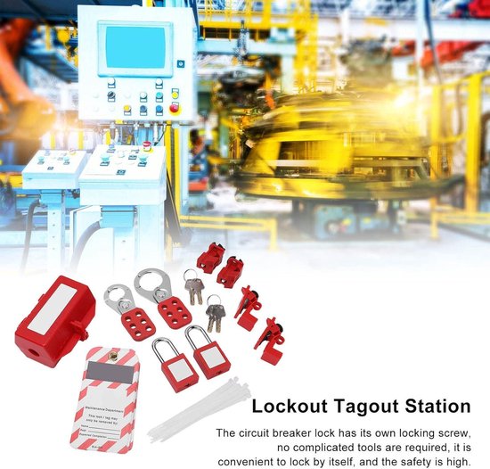 Lockout Tagout Sloten Kit met Circuit Breaker Lock - Electrical ...