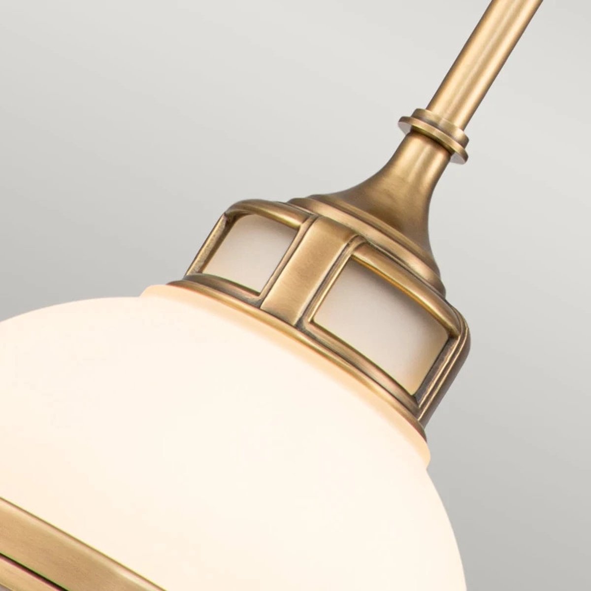 Hinkley LED Hanglamp Amelia | 1X E27 Max 60W | Dimbaar | Heritage Brass
