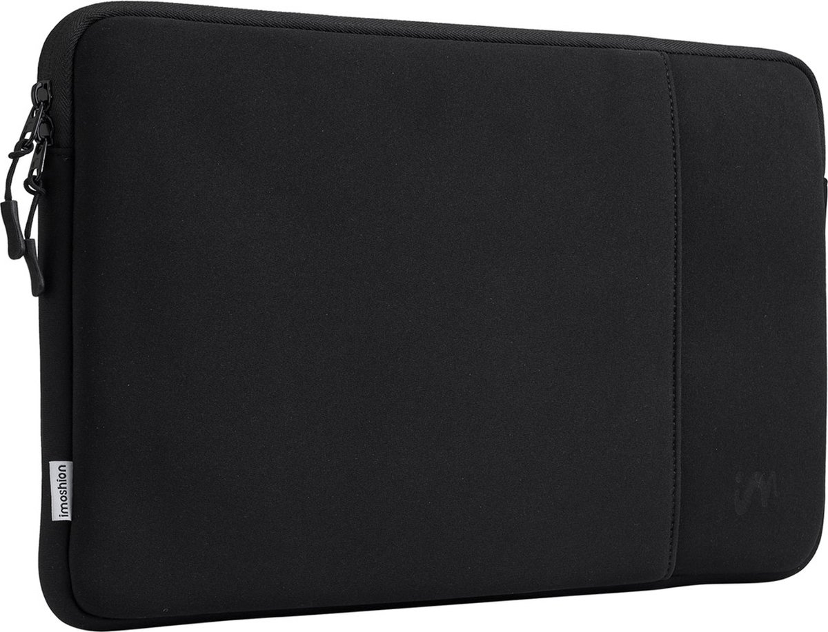 IMOSHION Laptop sleeve met vak Sleeve 13,6 inch Zwart