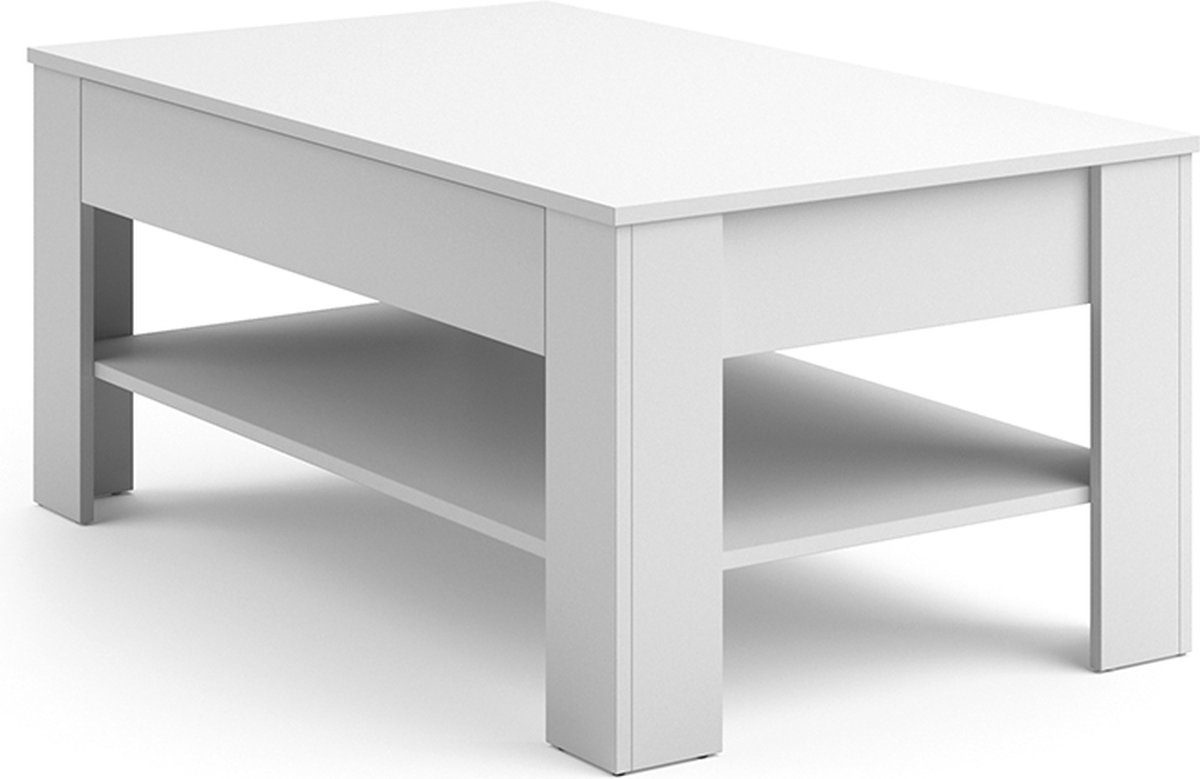 Vicco Milan Salontafel – 92.2 x 65 cm Wit