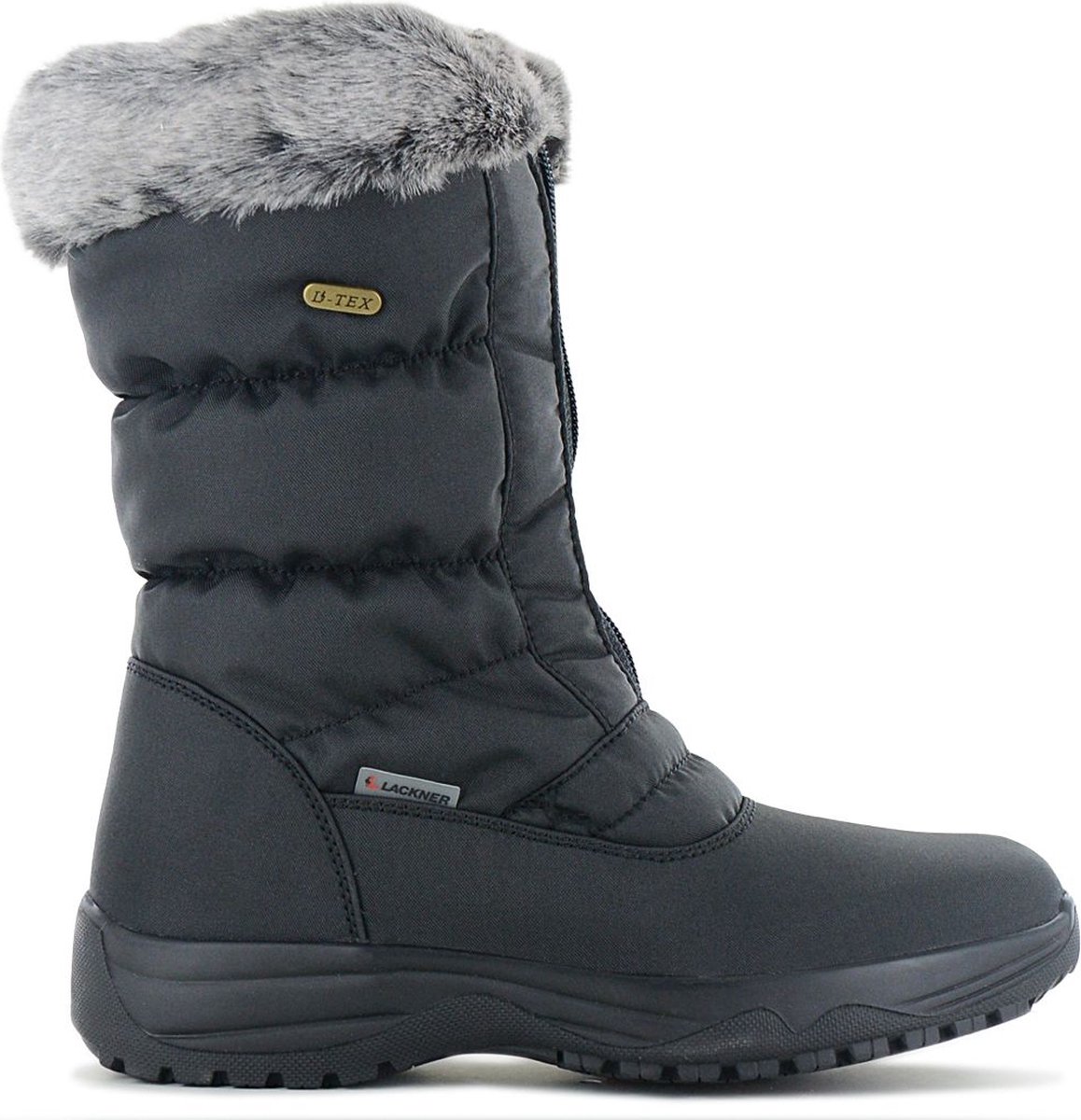 Lackner Kitzbuhel Olga TX - Dames Winter Laarzen met Isolatie Spikes Boots 7600 Zwart - Maat EU 39 UK 6