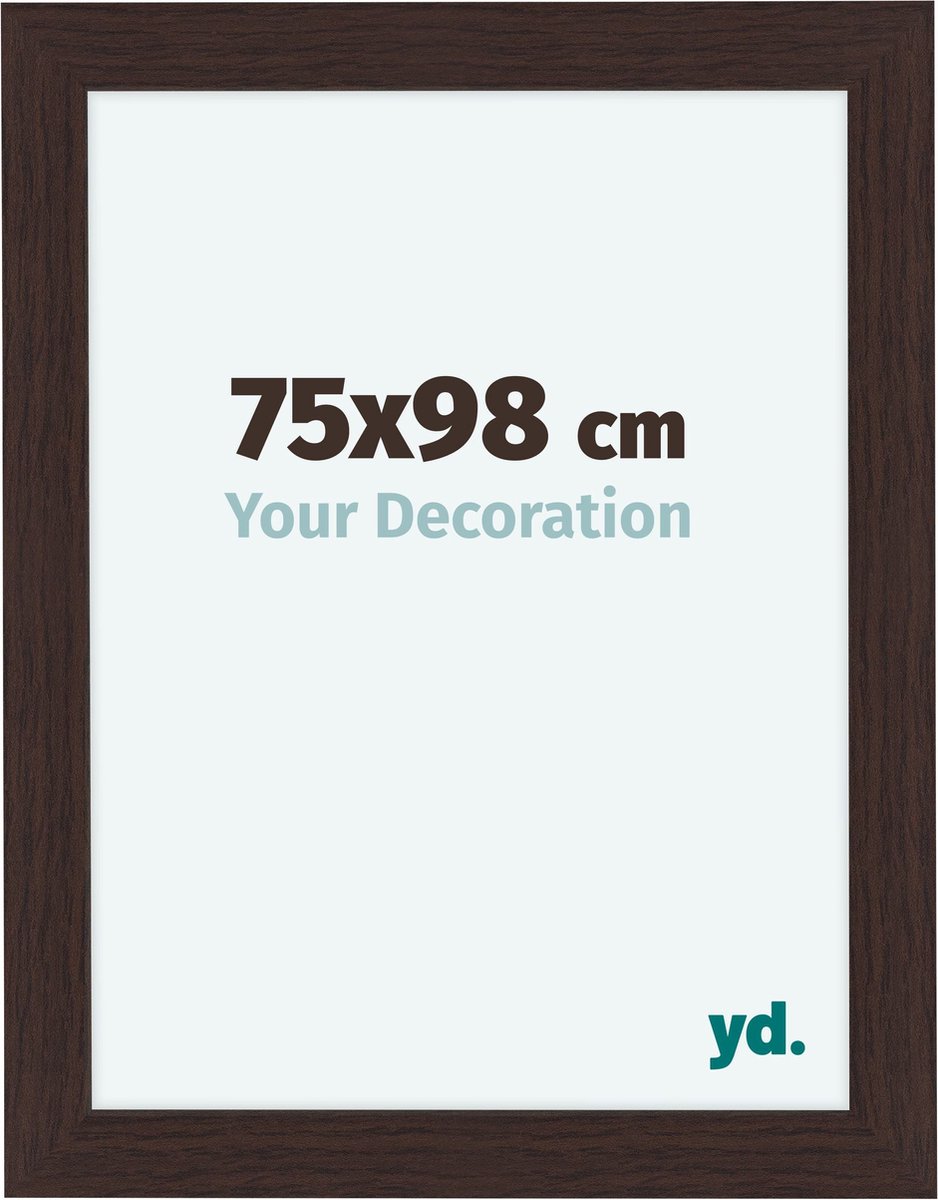 yd. Your Decoration - Fotolijst 75x98 cm - MDF - Eiken Donker - Como