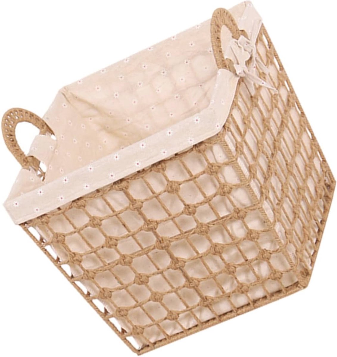 Goedkoopste Geweven Wasmand Multifunctioneel Opbergmand voor Kleding en Speelgoed