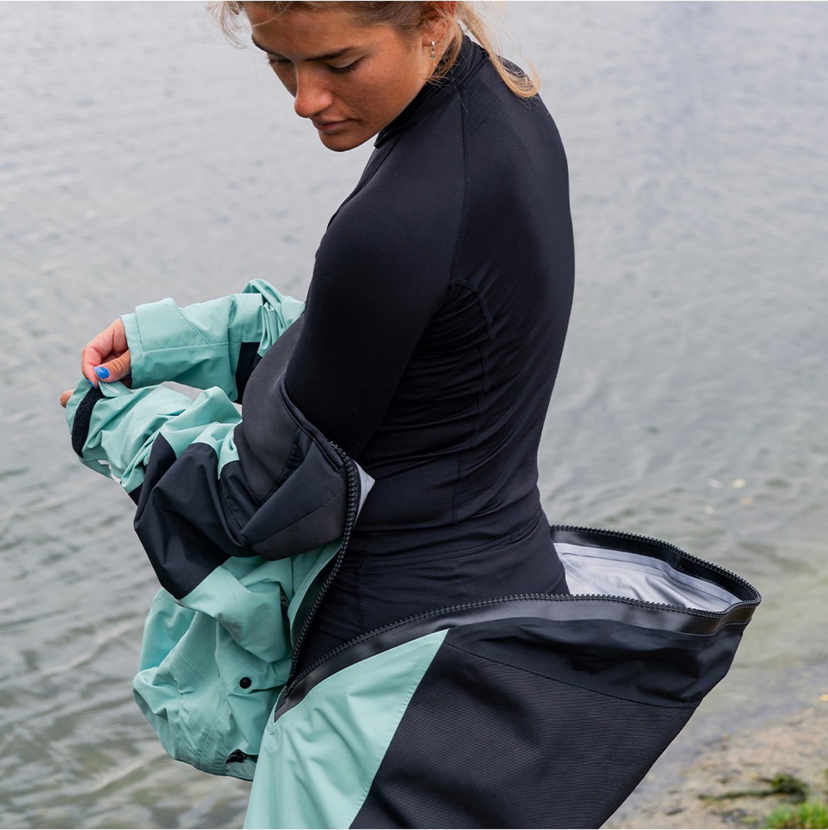 2025 Gill Dames Verso Droogpak - Marine Blauw