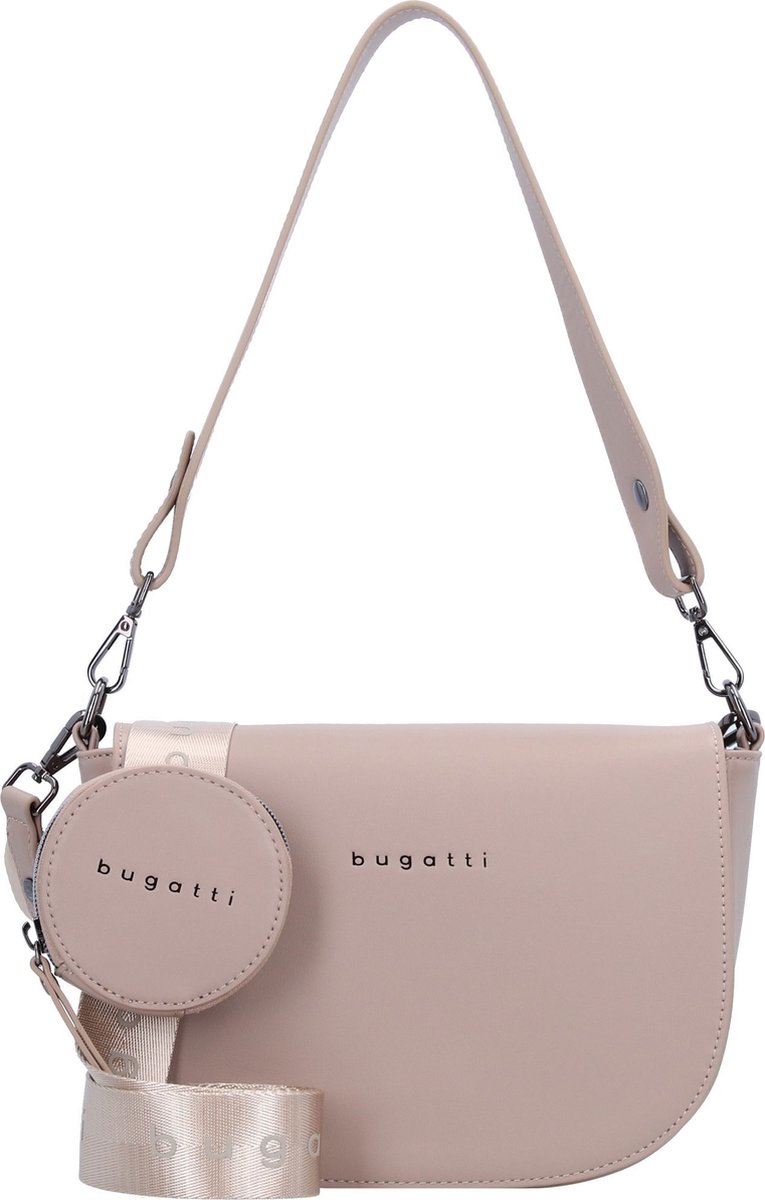 bugatti Schoudertas Almata Crossbody Bag Beige Crème