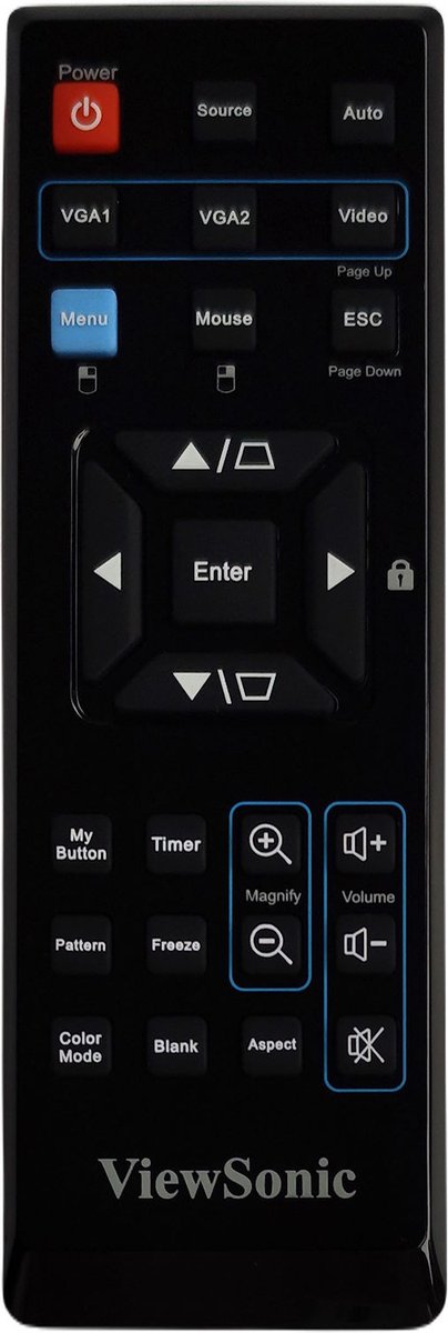 ViewSonic A-00009054 compatibele Beamer Afstandsbediening