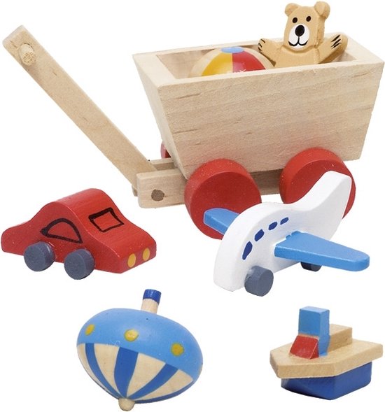 Goki Houten poppenhuis meubel tuinset online kopen