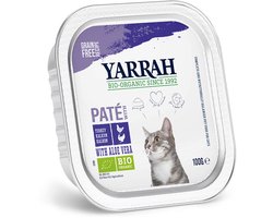 Yarrah Bio Kattenvoer Paté Kip & Kalkoen 100 gr