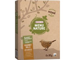 Versele-Laga Menu Nature Mezenbol Gourmet Pindakaas Zonder Net - Voer - 540 g 6 stuks