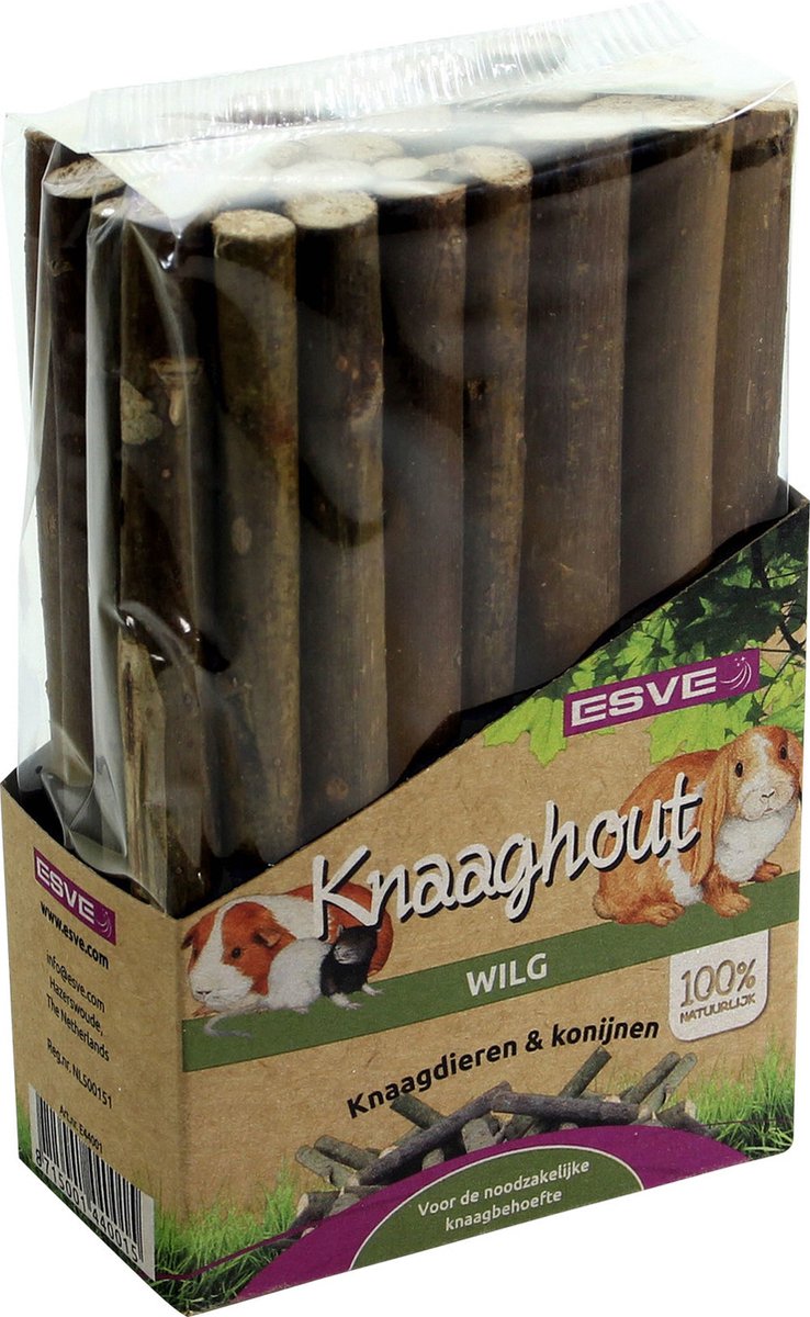 Esve Knaaghout Wilg Konijn En Knaagdier - Knaagdiersnack - 100 g