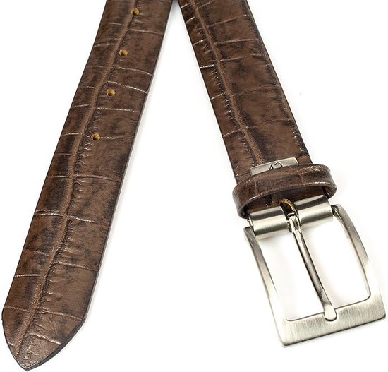 JV Belts JV Belts Hommes Ceinture Ceinture Marron 110 cm