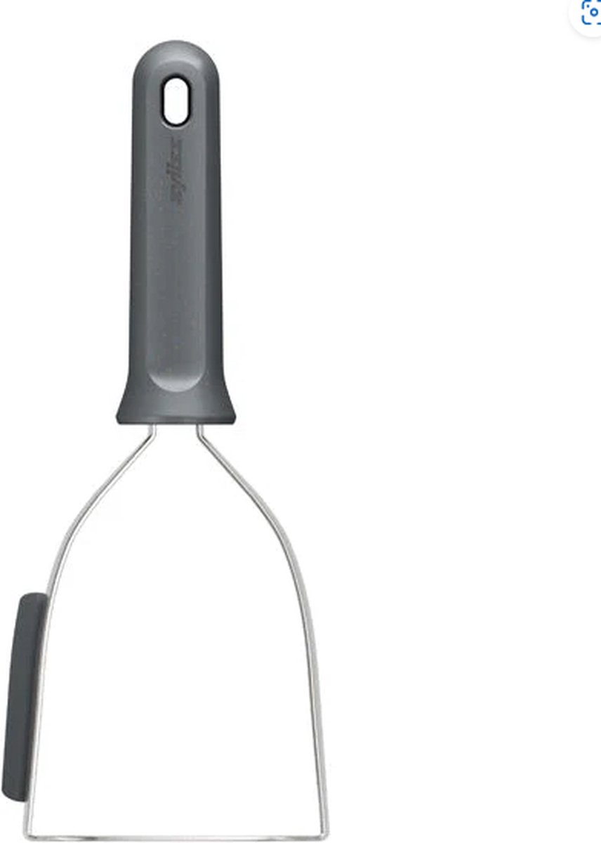 Zyliss Pureestamper / Aardappelstamper – RVS – Ergonomisch – Duurzame Handgreep van Tarwestro – Vaatwasserbestendig