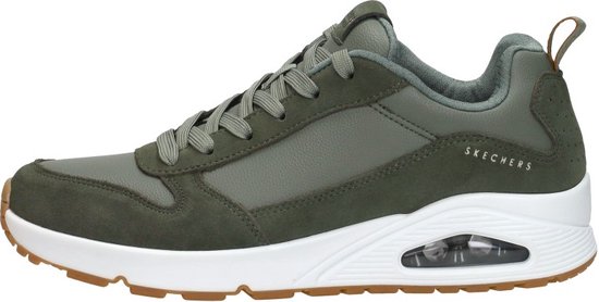 Skechers Uno - Stacre Baskets pour femmes pour hommes - Vert olive - Taille 44