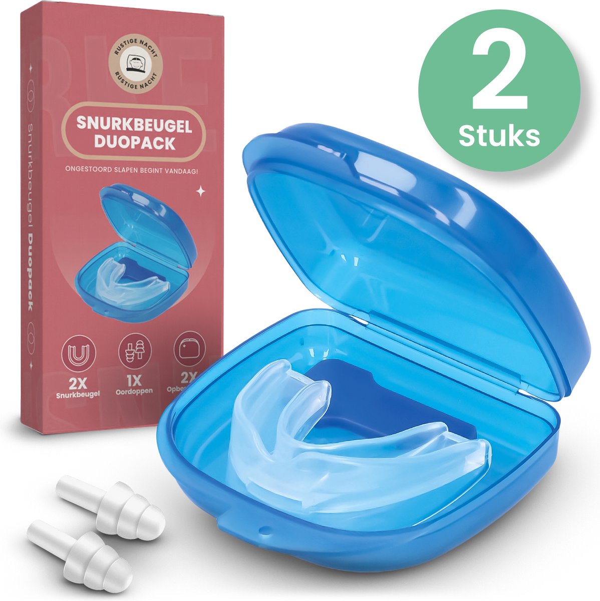 Rustige Nacht Anti Snurkbeugel Duopack