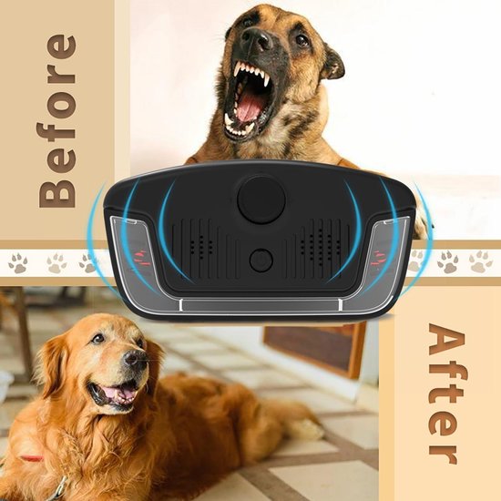 Anti-blaffend apparaat, 3 frequenties hond afschrikmiddelen, 33Ft ultrasoon stop afschrikmiddel anti-blaffen, oplaadbare huisdier zachte hond schors controle apparaat training tool voor grote kleine honden binnen buiten