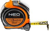 Neo Tools Rolmaat 3mtr Magnetisch Nylon Gecoat 16mm Band Breedte Dubbel Bedrukt