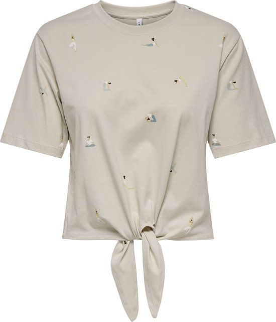 ONLY Onlvibe Life S/S Glasses Top Box Jrs T-Shirt Donna, Modello Con Occhiali, Cotone, Marchio Danese