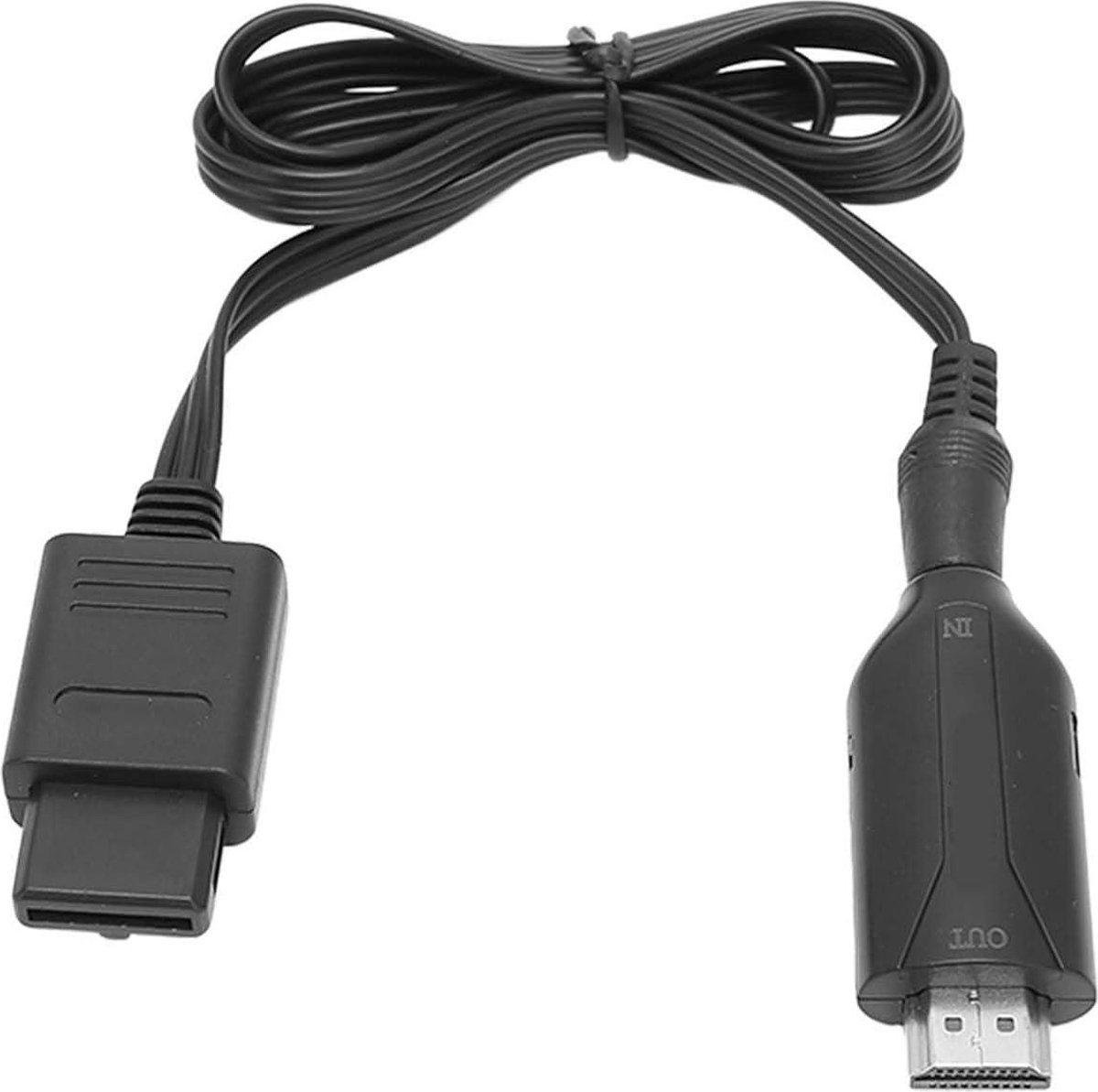 N64 Naar HDMI converterkabel, Gameconsole Video naar HDMI adapter, N64/NGC/ SNES 3 Weergavemodi HD videoconverter voor Tv/monitor (720P/1080P