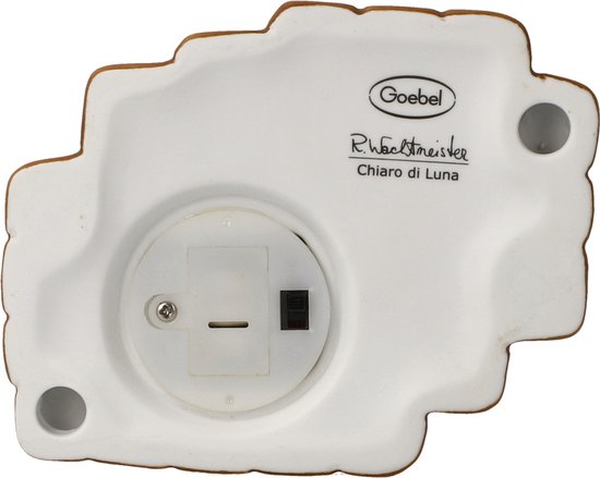 Goebel - Rosina Wachtmeister | Statue décorative avec lampe Chiaro di Luna | Porcelaine - 18cm - 2024