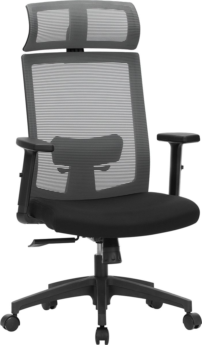 Grijze bureaustoel
