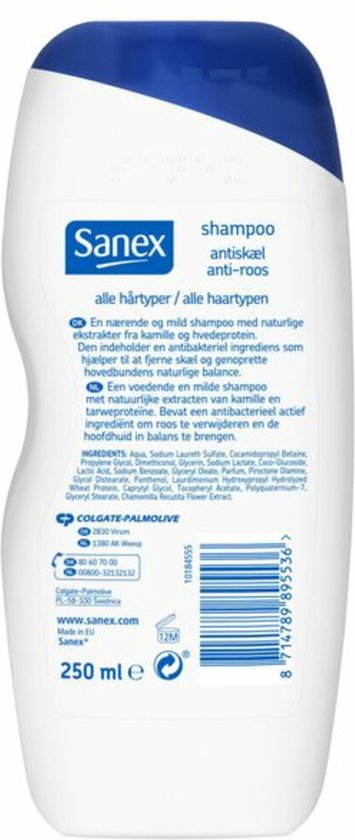 Sanex Shampoo Anti-Roos 250 ml