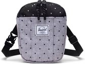 Herschel Schoudertas Cruz Crossbody Polka Dot Crosshatch Grey / Black Grijs Zwart