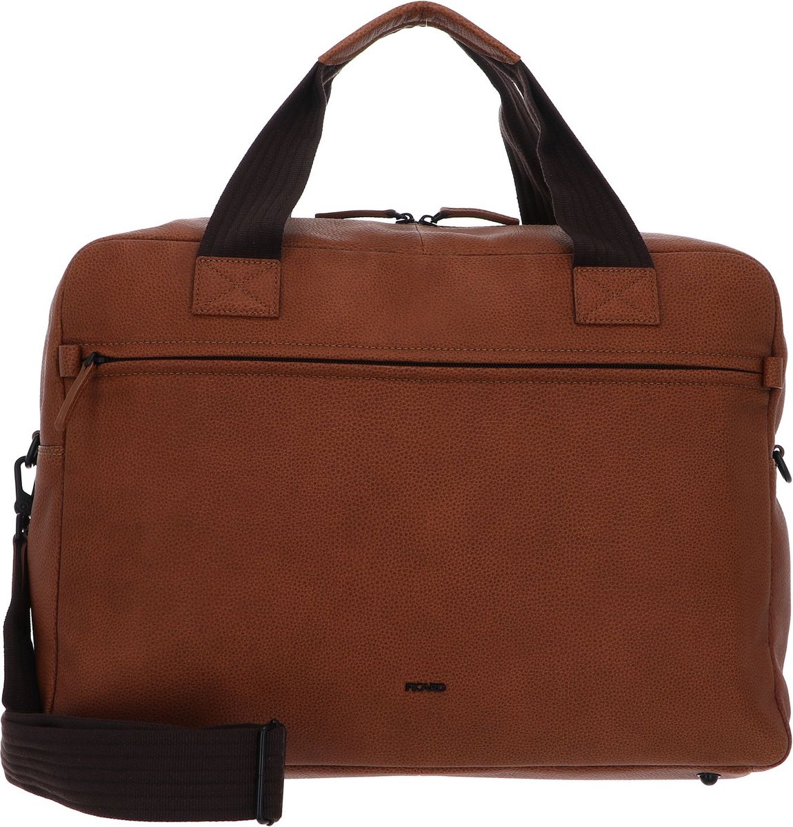 PICARD Leren Reistas Casual Duffle Bag Cognac Lichtbruin