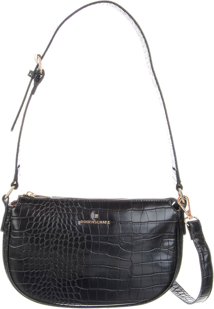Bodenschatz Schoudertas Avondtas Evening Bag Black Zwart