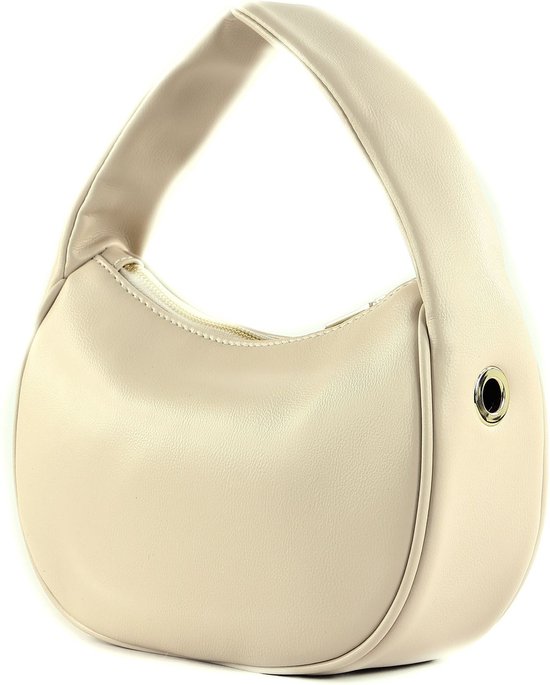 SEIDENFELT MANUFAKTUR Sac à main Sac à épaule bandoulière Handbag Tofu Beige / Gold