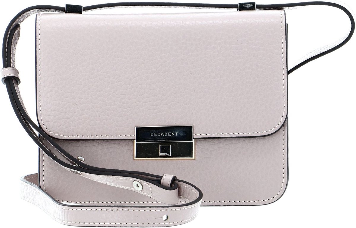 DECADENT Leren Schoudertas Avondtas Rhea Small Cross-Body Bag Rose Roze