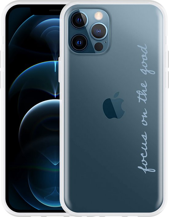 Cazy Hoesje geschikt voor iPhone 12 Pro - Focus On The Good